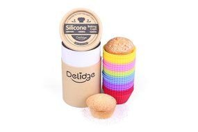 Delidge Silicone Baking Cups, Pack of 6, Assorted N6