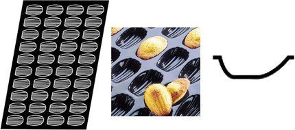 Flexipan 336390 Madeleines Nonstick Sheet Mold