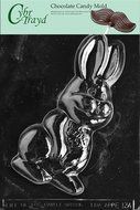 Cybrtrayd E134 Large Bunny Chocolate/Candy Mold with Exclusive Cybrtrayd Copyrighted Chocolate Molding Instructions