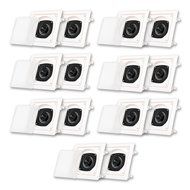 Acoustic Audio CS-I42S In Wall / Ceiling Speakers 7 Pair Pack Home 2100 Watts CS-I42S-7PR