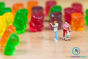 Gummy Bear Mold for Hard Candy &amp; Chocolate Molds - Gelatin Maker - Bonus Syringe For Easy Filling - BPA Free &amp;... N4