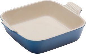 Le Creuset Heritage Stoneware 9" Square Dish, White N3