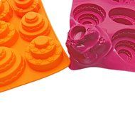 6 Cavity Three- tier Cake Molds Silicone Cake Bread Baking Mold Set of 2 N2