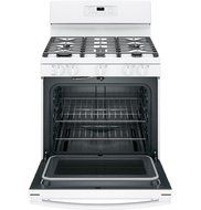 GE JGB660DEJWW 30" White Gas Sealed Burner Range