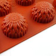 15-cavity Sunflower Silicone Mold Tray Cake Chocolate Cookie Muffin Baking Pan Cupcake Chocolate Mold Bakeware... N2