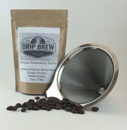 Pour Over Coffee Filter with Coffee: Reusable Pour Over Coffee Maker Stainless Steel Coffee Filter and Brewer... N4