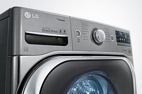 LG Titan Laundry Pair - MEGA CAPACITY - *Graphite Steel* Washer and GAS Dryer Package! WM8000HVA, DLGX8001V N2