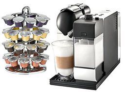 DeLonghi Lattissima Plus EN520W White Nespresso Capsule Espresso and Cappuccino Machine with Bonus 40 Capsule...