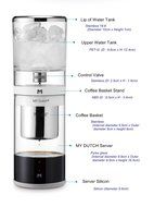 ECO Friendly Bean Plus My Dutch Drip Drop Coffee Maker Filters, Grinder n Parts (Stainless Valve)