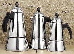 Konica 10-Cup Stainless Steel Stove Top Espresso Maker