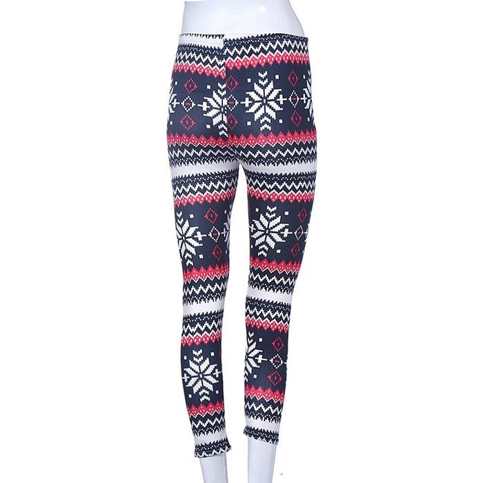 PHOTNO Women Skinny Stretchy Casual Printed Leggings N5