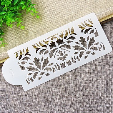 Y&XL&H Damask Cake Stencil Set, Cake Border Stencils Set,Cake Side Design Stencil, N5