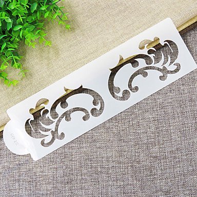 Y&XL&H Damask Cake Stencil Set, Cake Border Stencils Set,Cake Side Design Stencil, N6