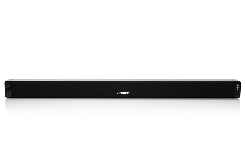 Fisher Wireless Sound Bar Surround Sound Bluetooth Hi-Fidelity Speaker with its powerful built-in woofers, Auxiliary... N4