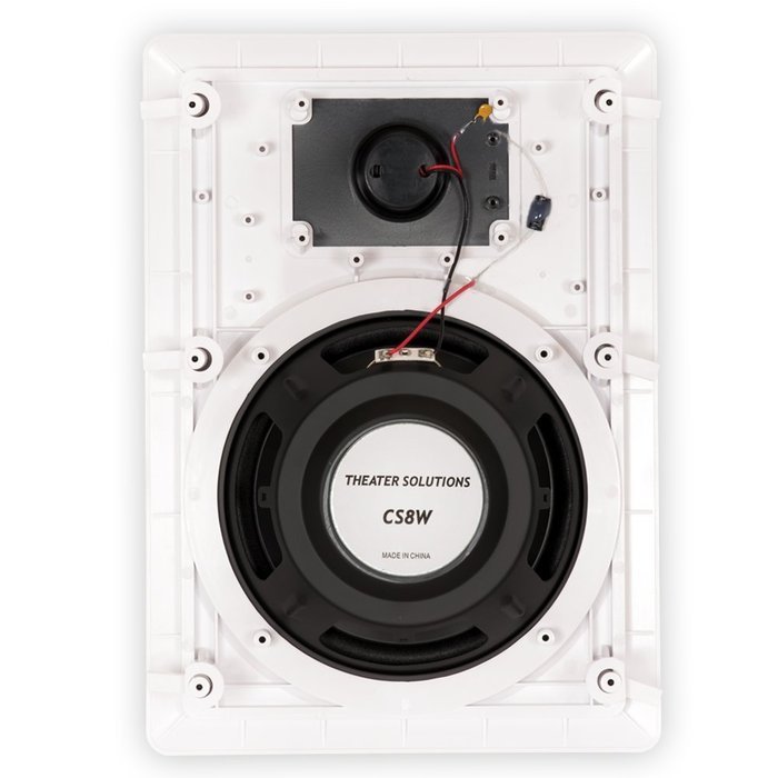 Theater Solutions 8 Inch In Wall Speakers Home Theater 4400 Watts 11 Pair Pack 11CS8W N4