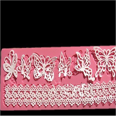 Y&XL&H Silicone 3D Butterfly Design Mold Cookware Dining Bar Non-Stick Cake Decorating Fondant Soap Mold SugarCraft N2