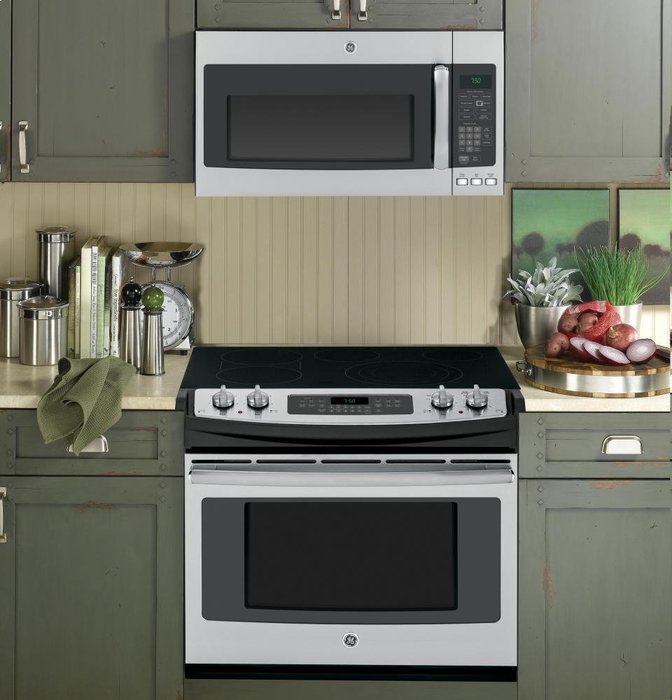 GE JNM7196SFSS 1.9 Cu. Ft. Stainless Steel Over-the-Range Microwave