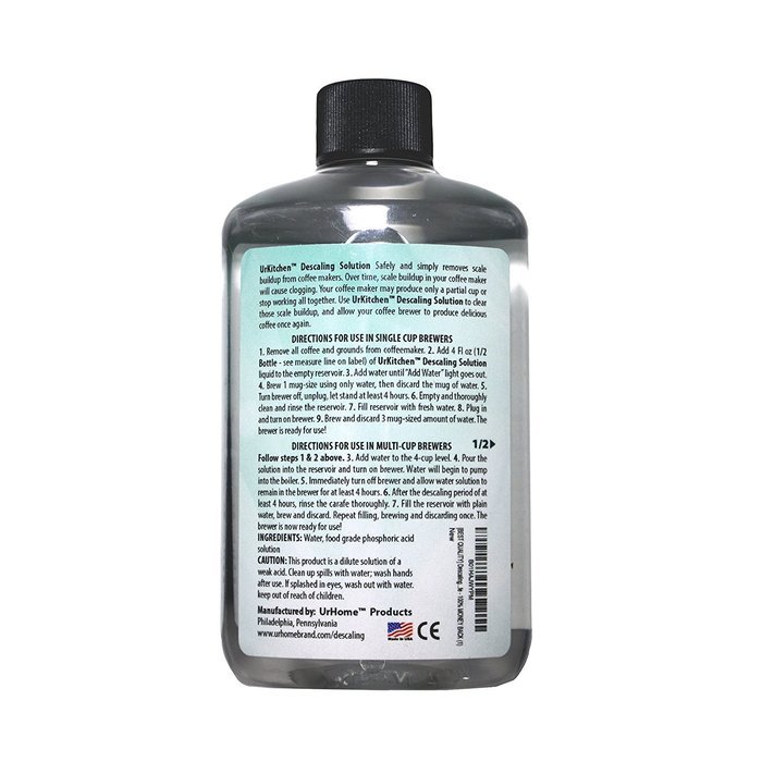 [BEST QUALITY] 2 Pack urKitchen Descaling Solution - Coffee Machine Descaler For Keurig Cusinart Hamilton Beach... N3