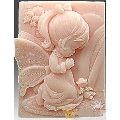 Y&XL&H Baking Molds 3D The Little Girl Soap Mold