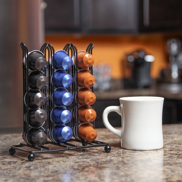 Lily's Home Counter Top Nespresso Coffee Capsules Holder. Holds 30 Nespresso Pods (Coffee pods are not included... N2