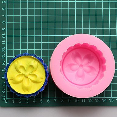 Sher Flower Chocolate Silicone Molds,Cake Molds,Soap Molds,Decoration Tools Bakeware N6