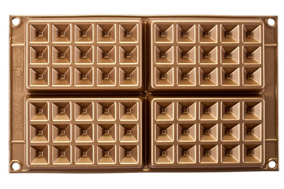 Silikomart Silicone Fancy and Function Bakeware Collection Classic Waffle Making Mold N3