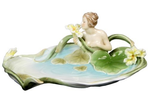 Unicorn Studios AP20021AA Water Nymph Porcelain Dish