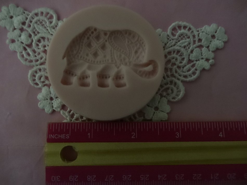 Hindu Elephant Silicone Mold By Oh! Sweet Art FDA Approved for Food N4