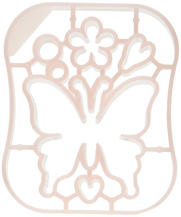 Clover Applique Mold, Rose Design N4
