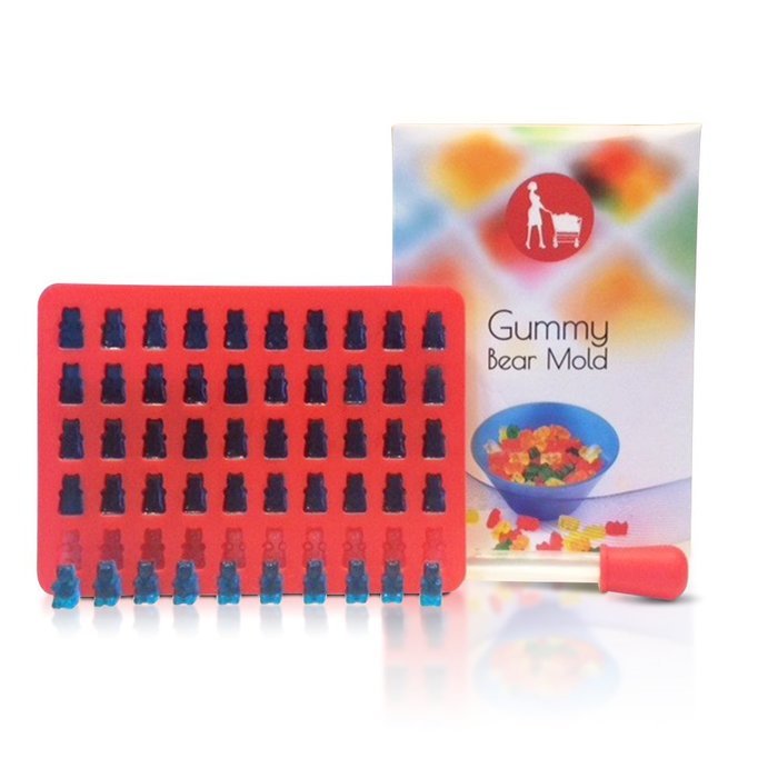 Gummy Bear Mold - Can Make Candy Molds, Chocolate Molds & So Much More - Silicone Tray Can Hold Up To 50 Tasty... N2