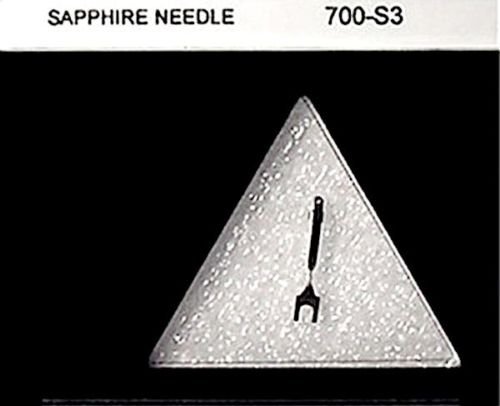 78 RPM PHONOGRAPH NEEDLE-700-S3, FOR ASTATIC N8-3S, EV 3003,78 RPM