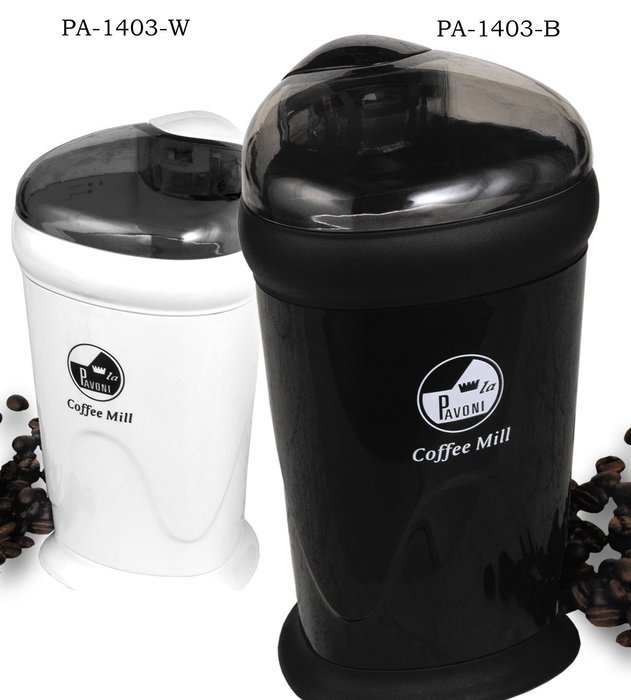 La Pavoni PA-1403-B Electric Mill Grinder, Black