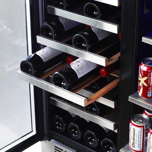 EdgeStar 30-Inch Built-In Wine and Beverage Cooler with French Doors