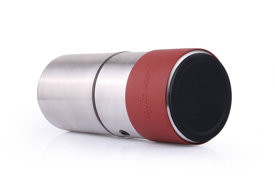 SOULCOOK 8.07" Manual Coffee Grinder Portable All-in-one Coffee Maker with Hand Lever Foldable Made of Thick #304... N5