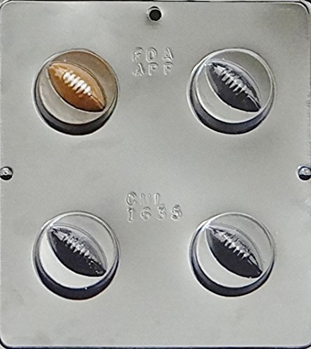Football Oreo Cookie Sandwich Chocolate Candy Mold 1635