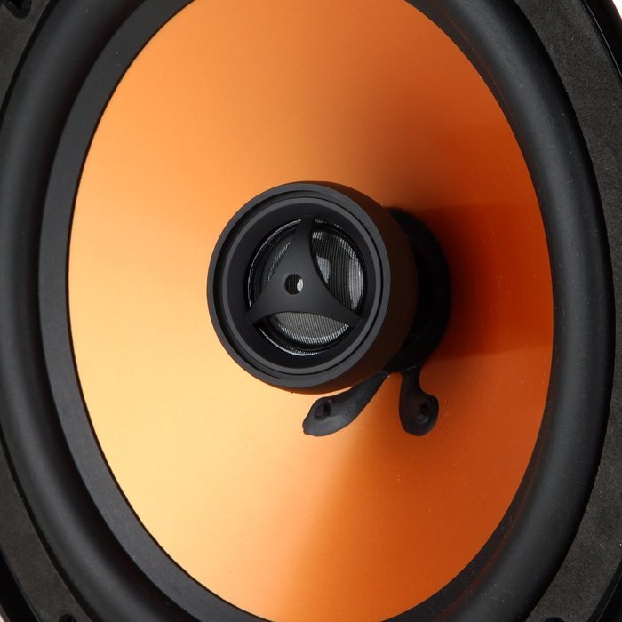 Micca M-6S 6.5 Inch 2-Way In-Wall Speaker with Pivoting 1" Silk Dome Tweeter (Each, White) N5