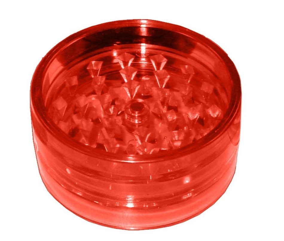 High-Quality Acrylic 2pc Grinder w/Magnet - Various Colors (White) N9