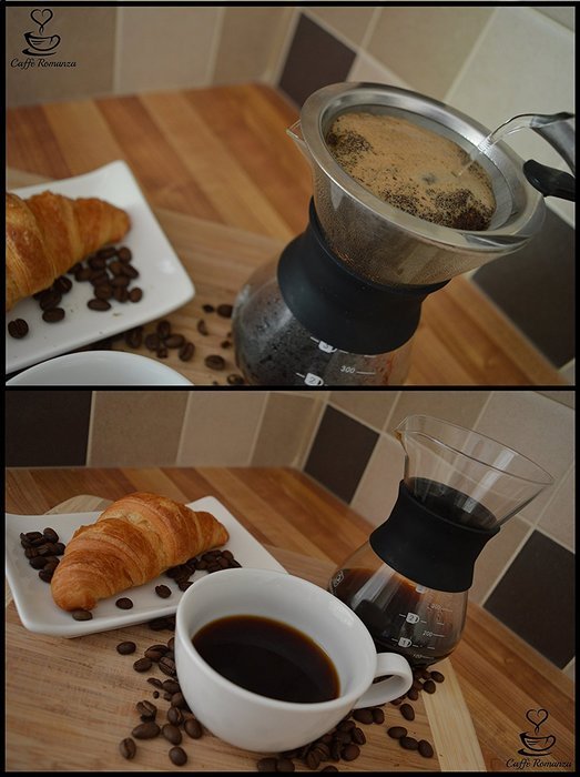Premium Pour Over Drip Coffee Maker, Complete with an Elegant 12oz. Glass Carafe, Stainless Steel Filter AND Bonus... N7