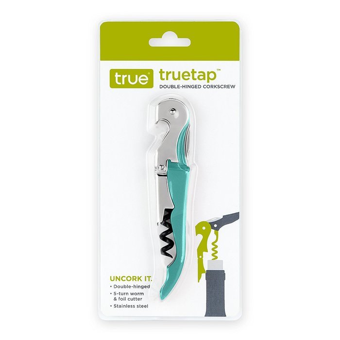 Truetap Black Double Hinged Waiter's Corkscrew by True N2