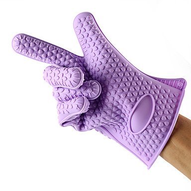 Y&XL&H 1PCS Silicone Oven Mitts Insulated Gloves Baking Tools (Random Color) N3