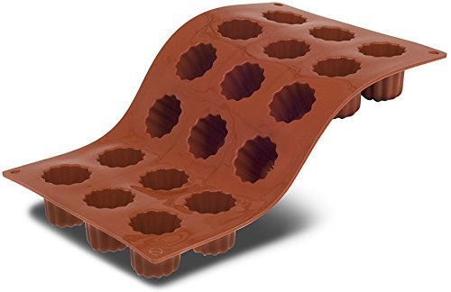Pavoni Orange Non-Stick 18 Mini Cannele N2