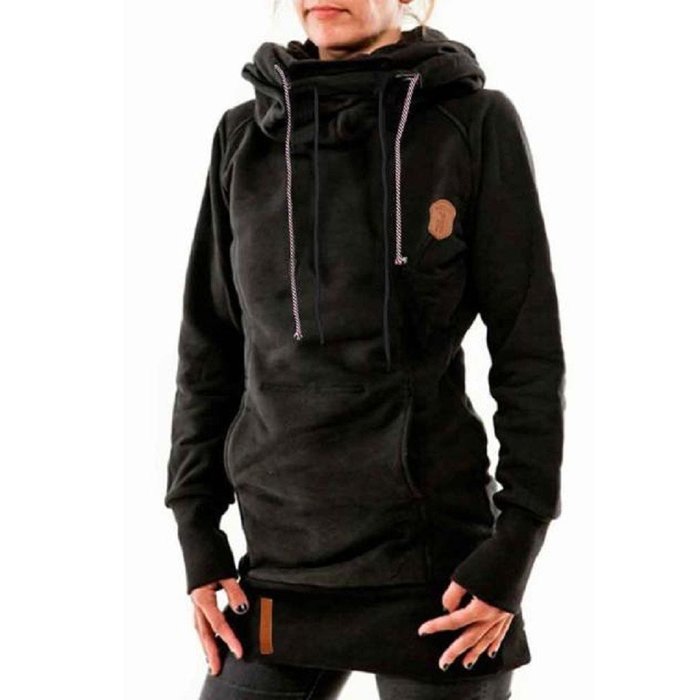 Hooded Tops,Morecome Womens Fashion Fitted Long Sleeve Pullover Shirt Coat N18