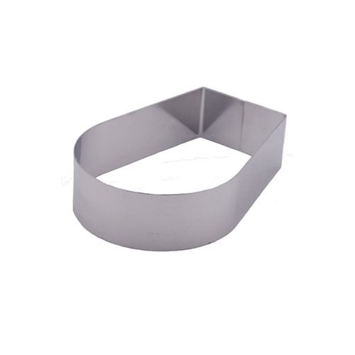 Fat Daddio's Stainless Steel Arch Cake and Pastry Ring, 5.75 x 4 x 2 N2