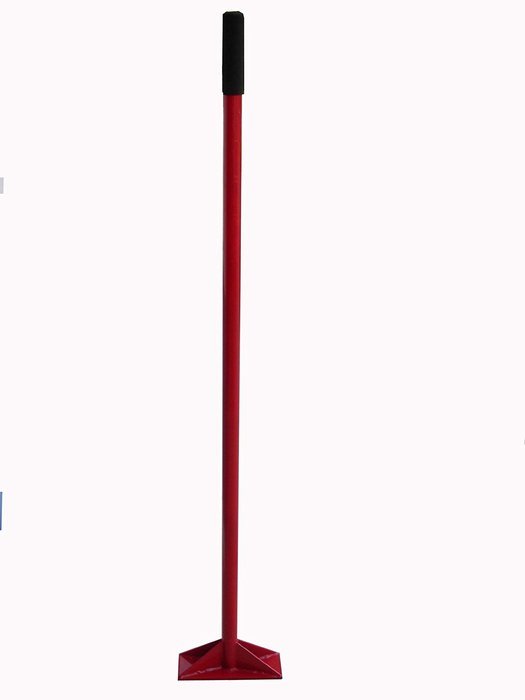 Trench Tamper, All Steel. 4"x10" head