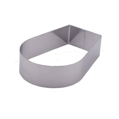 Fat Daddio's Stainless Steel Arch Cake and Pastry Ring, 5.75 x 4 x 2 N5