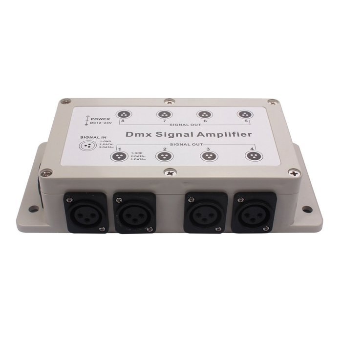 SUNWIN 8 Channel Output DMX512 DMX Signal Amplifier DMX LED Splitter Distributor N2