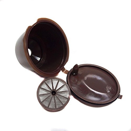 HARULU 3* Refillable Reusable Coffee Capsules For Dolce Gusto Refill Cup Filter