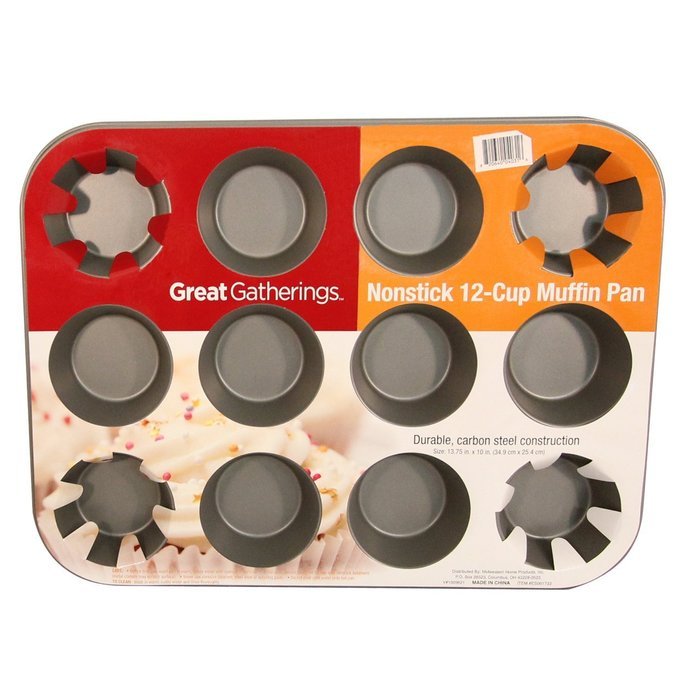 Great Gatherings ES06173 Nonstick 12-Cup Muffin Pan
