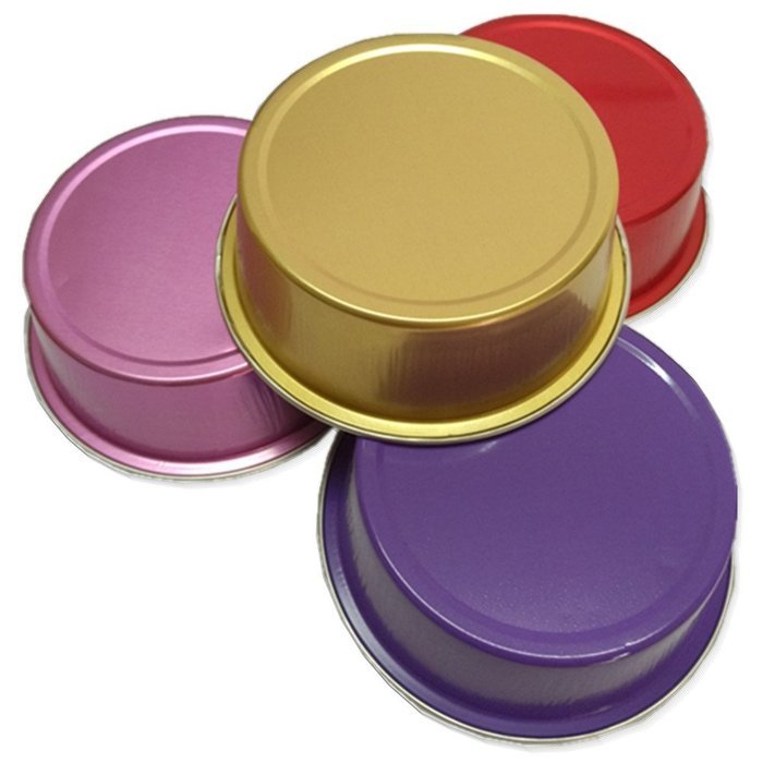 Set of 24, MYStar 3-3/4" Round Shape Non-stick Aluminum Cups, Tarlet Pans, Mini Pie Tins with Lids and Spoons...