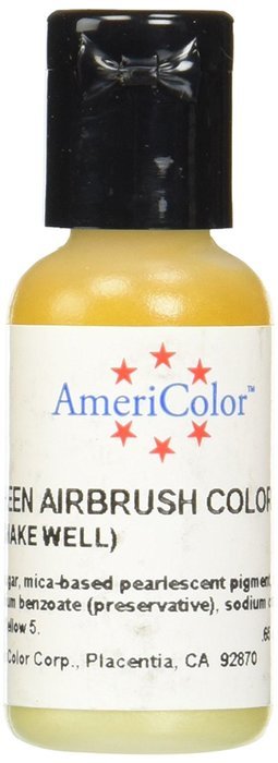 Americolor 12 Color SHEEN - PEARLESCENT Airbrush Color Kit 7.8 oz. Ounce (0.65 Oz each bottle) N2
